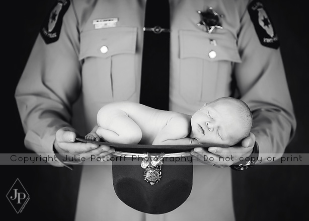 southern illinois newborn photographer state cop newborn photos